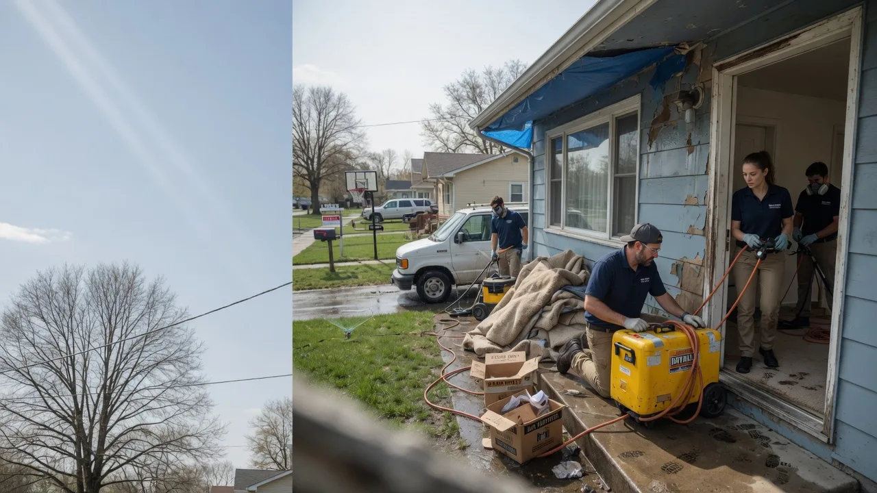 Basement Flood Cleanup in California near me